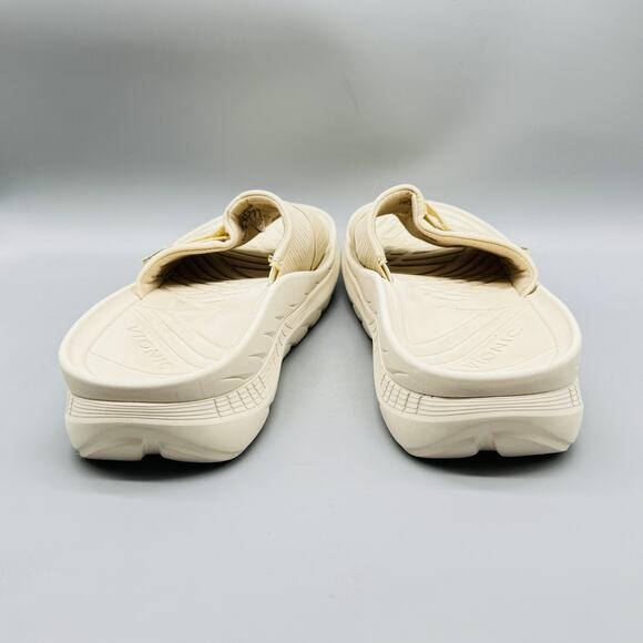 Vionic Sandals Mens 11.5 Beige Rebound Recovery Slide Hook & Loop Strap Comfort - Picture 8 of 13